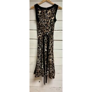 Dressbarn Cheetah Print Dress Women’s Size 4.